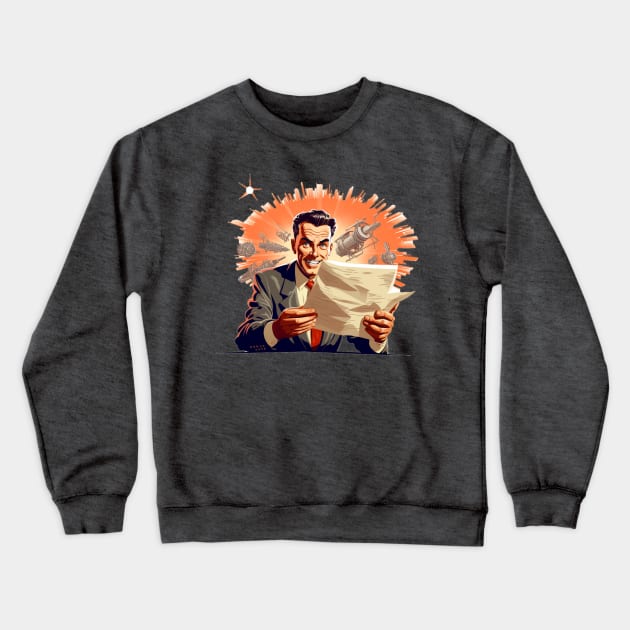 The News Crewneck Sweatshirt by Jason's Finery